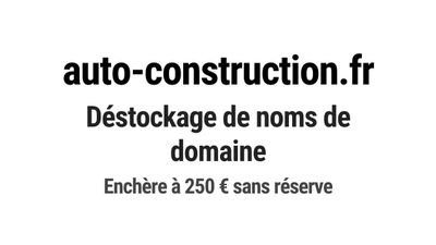 Nom de domaine auto-construction.