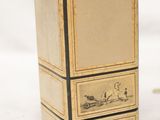 a small box that has a picture on it