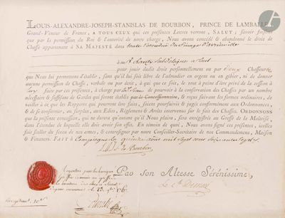 Louis-Alexandre-Joseph-Stanislas de Bourbon, prince de lamba…