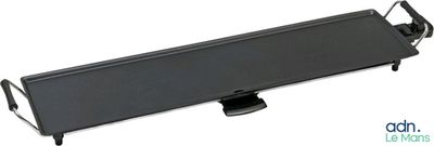 an image of a black electric grill on a white background