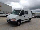 a white van that is parked in a parking lot