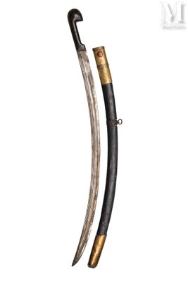 a close up of two swords on a white background