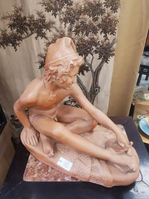 François RUDE (d'après) - Sculpture en terre cuite représent…