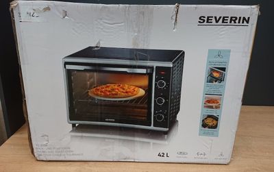 Mini Four SEVERIN TO2058 chaleur tournante 42 L, pierre à pi…