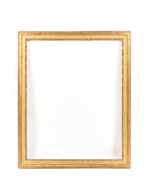 an image of a gold frame with a white background