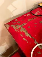 UN MEUBLE BOIS ROUGE 2 PORTES JAPONISANT 97 X 45 X 108 CM (photo 4)