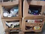 two cardboard boxes with toothbrushes and toothpaste on them