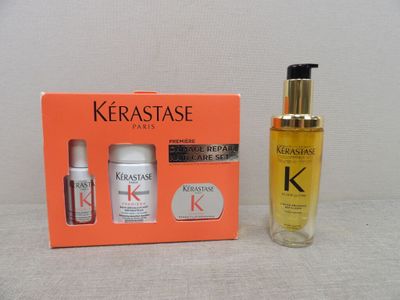 un flacon de Kérastase à côté d'un flacon de Kérastase