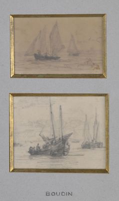 Eugène BOUDIN (1824-1898) Attribué à