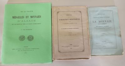 [MONNAIES]. Ensemble de 3 Livrets.