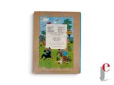 an old children ' s book with a picture of a boy and a dog