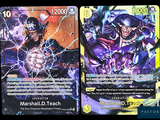 a close up of two cards with different designs on them