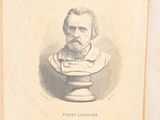 a book with a picture of a man in a bust