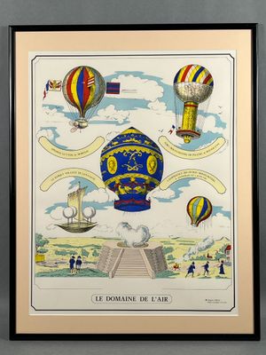 IMAGERIE D'EPINAL. Le Domaine de l'air: Appareil Guyton de M…