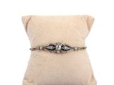 a close up of a cushion with a pillow on it