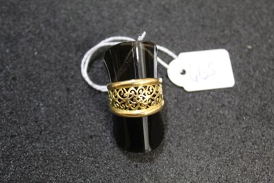 a ring that is sitting on top of a keychain