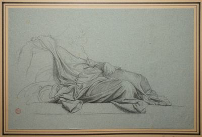 BÉNOUVILLE Léon, 1821-1859, La déesse des moissons, Dessin a… - Photo 1