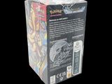 the back of a box with a picture of a pokemon figure inside of it