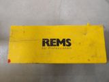 a yellow box with the words rems on it