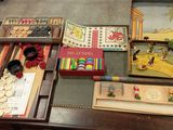 a table that has a lot of different items on it