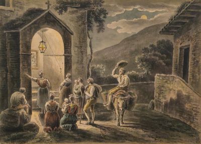 Jean Antoine CONSTANTIN D'AIX (1756-1844) Attribué à