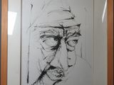 an image of a drawing of a man with glasses and a beard