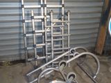 a metal rack that has some kind of thing on it