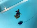 a small lizard that is sitting in a glass container