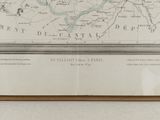 a picture of a map of paris on the wall