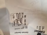 a close up of a bag with a label on it