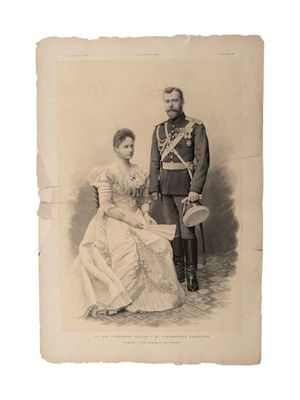 une vieille photo d'un homme et d'une femme posant pour une photo