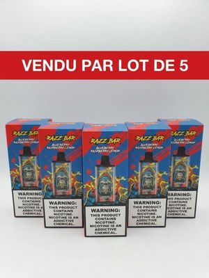 lot de 5 vendu par lot de 5