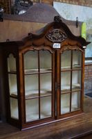 vitrine suspendue hollandaise d'époque - H : 85 cm