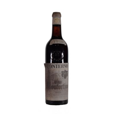a bottle of wine that is sitting on a table