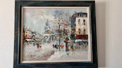 Randall DAVEY (XXe). : vue de Paris, Vendu sur désignation, …