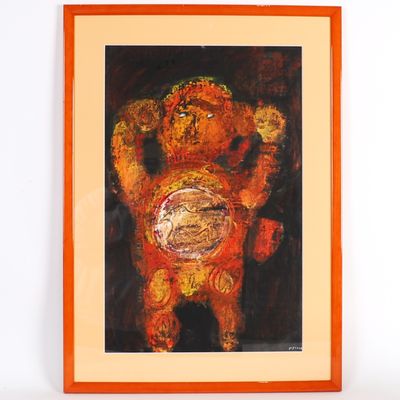 TABLEAU "TOTEM" de Jean Christophe PHILIPPI (1963)