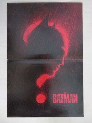 l'affiche du film Batman sur laquelle figure un point d'interrogation