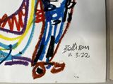 a picture of a drawing of a person on a skateboard