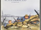 a book with a picture of a group of soldiers on it