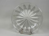 a glass plate with a circular design on it
