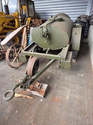 a large machine that is sitting in a garage