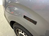 a close up of a sticker on the side of a car