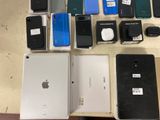 a lot of electronics that are on the table
