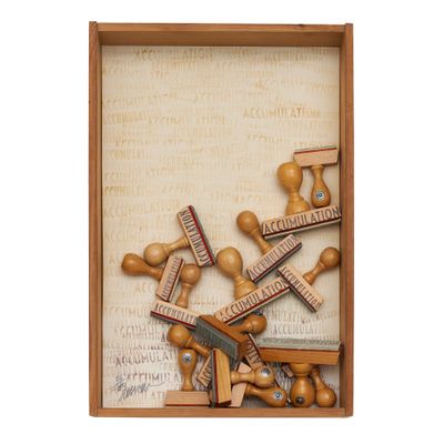 a picture of a picture of a group of tools in a wooden box