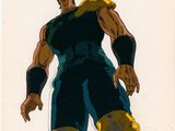an image of a drawing of a man in a yellow and black outfit