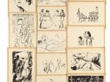 une image représentant un ensemble de dessins sur fond blanc