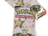 deux paquets de cartes à collectionner Pokémon sur fond blanc