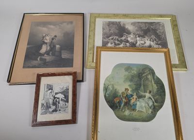 plusieurs photos encadrées représentant des personnes et des animaux sur un fond blanc