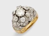 une bague en diamant et en or, signée Van Cleef