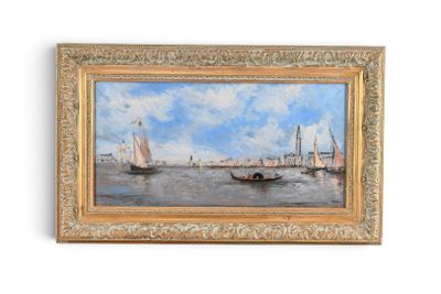 une image d'une peinture de bateaux dans l'eau
